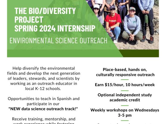 The Bio/Diversity Project Flyer