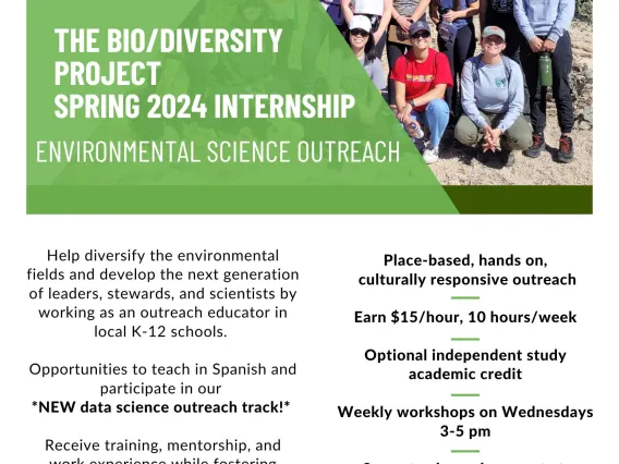 The Bio/Diversity Project Flyer